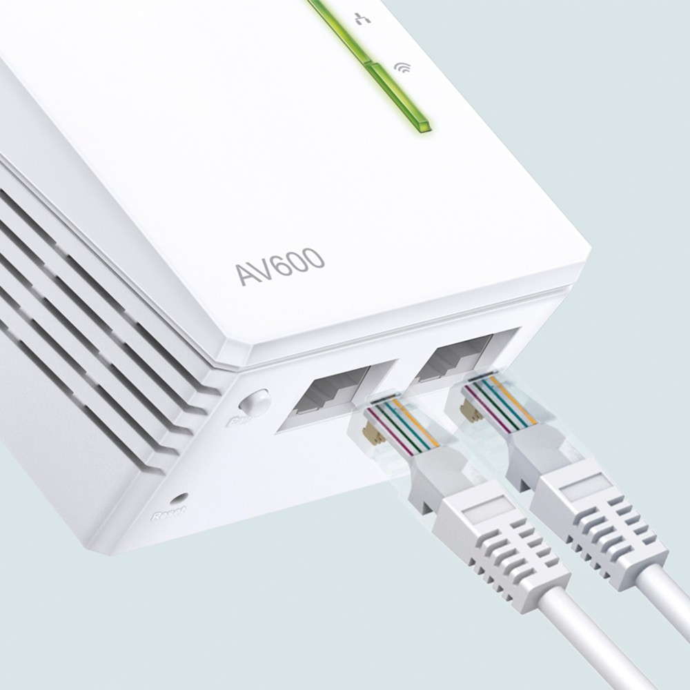 TP-Link AV600 600 Mbit/s Eingebauter Ethernet-Anschluss WLAN Weiß 1 Stück(e)