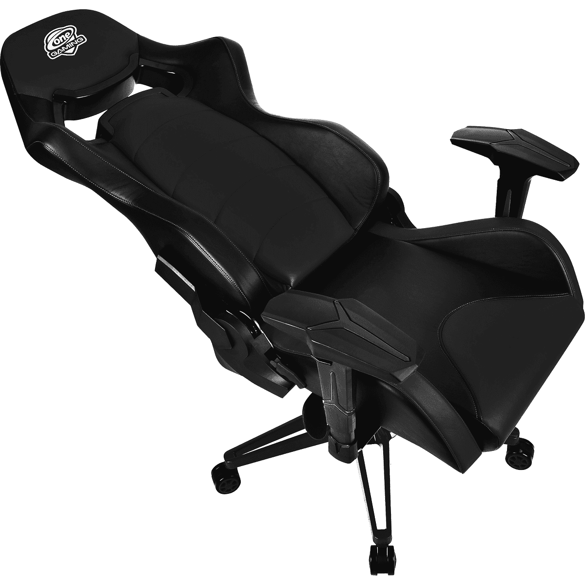 B-Ware Gaming Stuhl - ONE GAMING Chair Ultra BLACK Full Leather