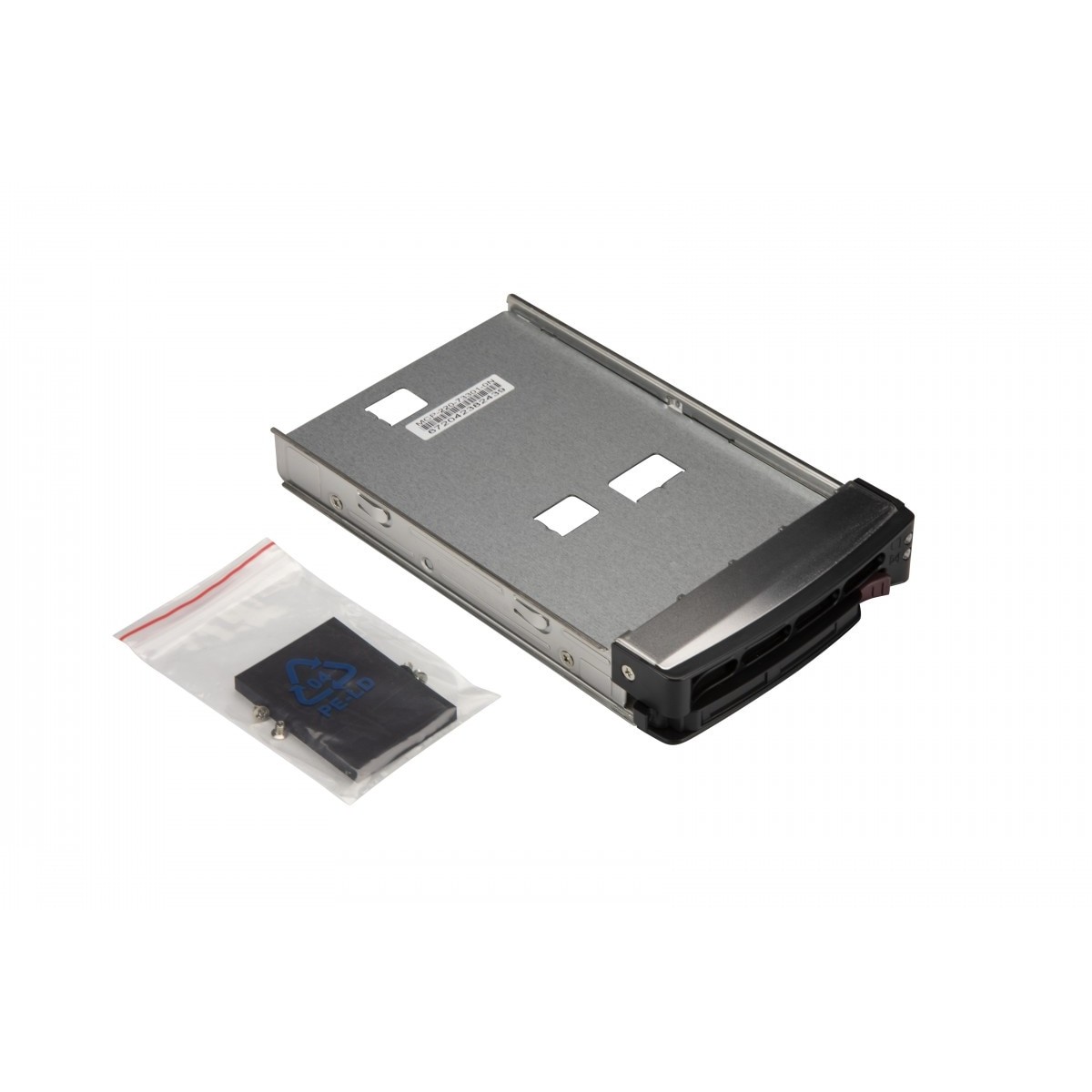 Supermicro MCP-220-73301-0N Speicherlaufwerksgehäuse HDD / SSD-Gehäuse Schwarz, Edelstahl 3.5 Zoll