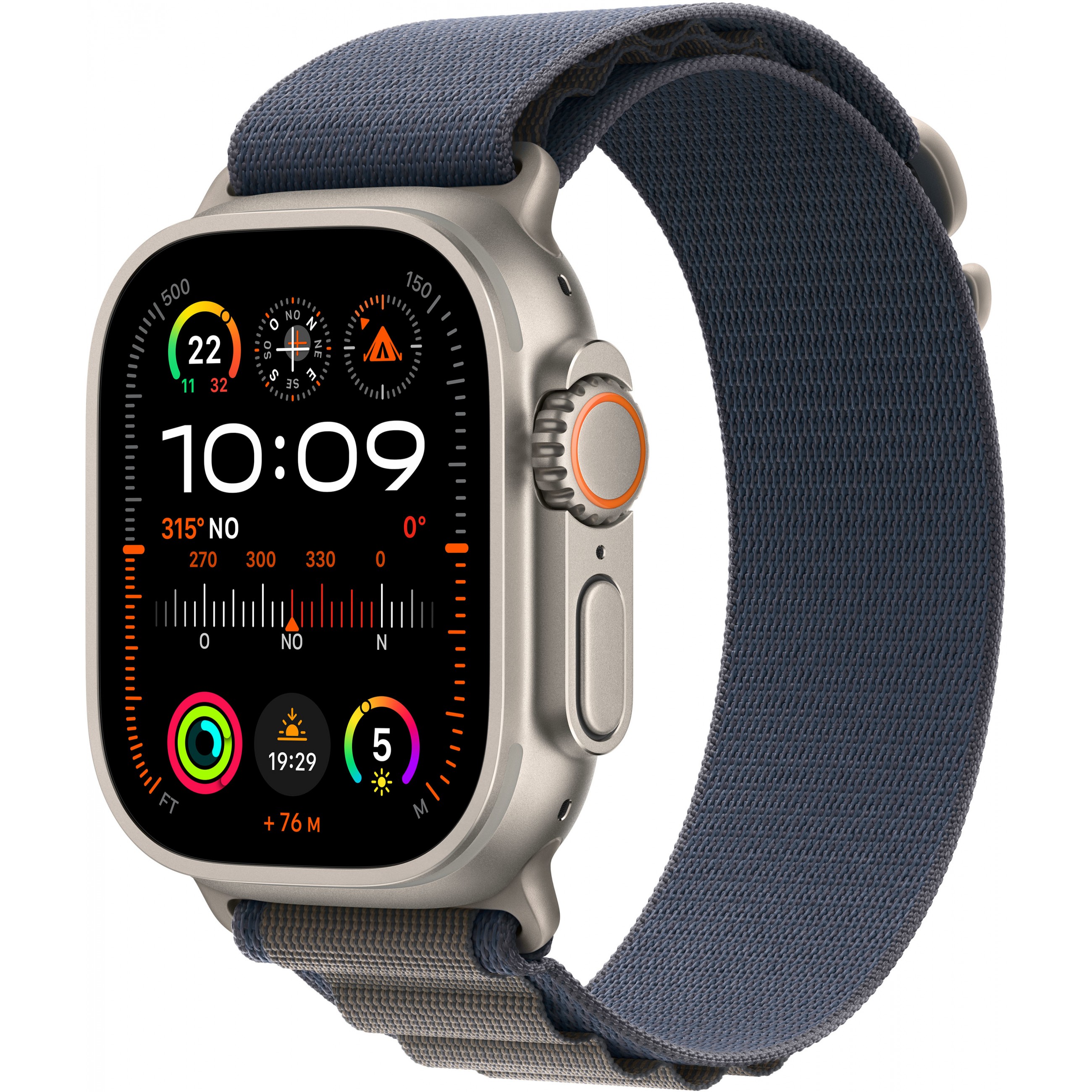 Apple Watch Ultra 2 Titanium Cellular 49mm (Alpine Loop blau) Medium NEW