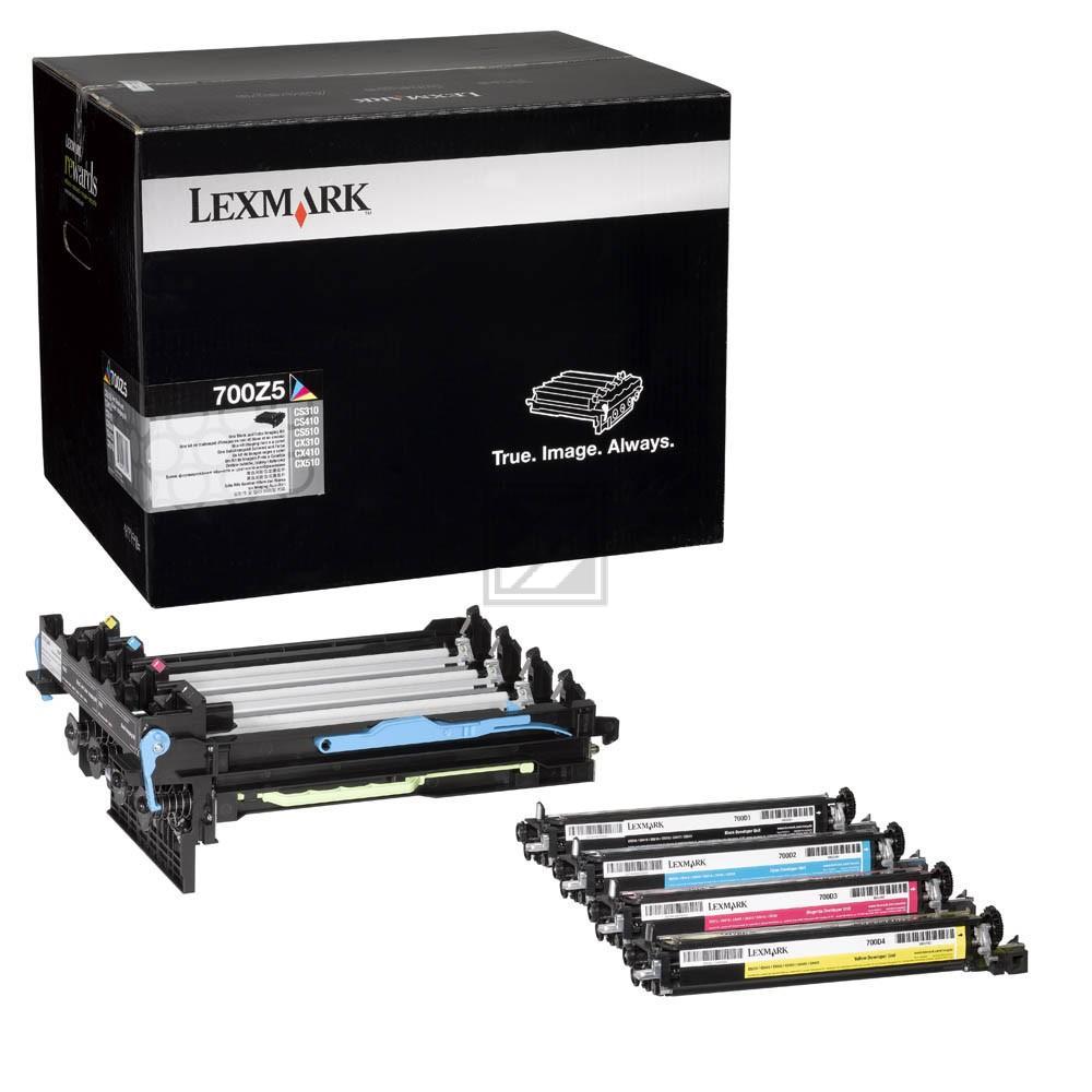 ORIGINAL Lexmark Bildtrommel mehrere Farben 700Z5 70C0Z50 ~40000 Seiten Imaging-Einheit