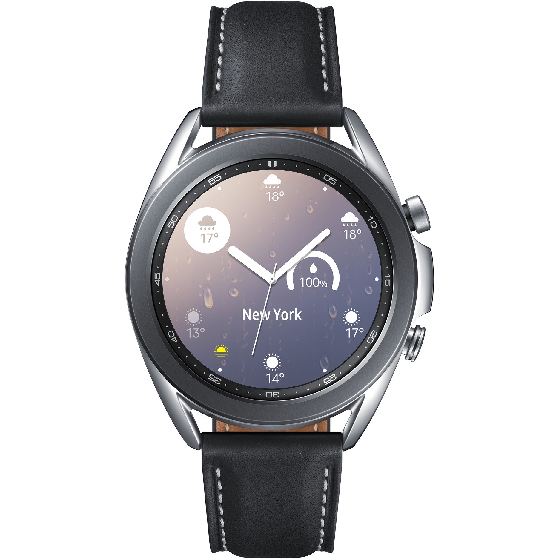 Samsung Galaxy Watch3 3,05 cm (1.2 Zoll) Super AMOLED 41 mm Silber GPS