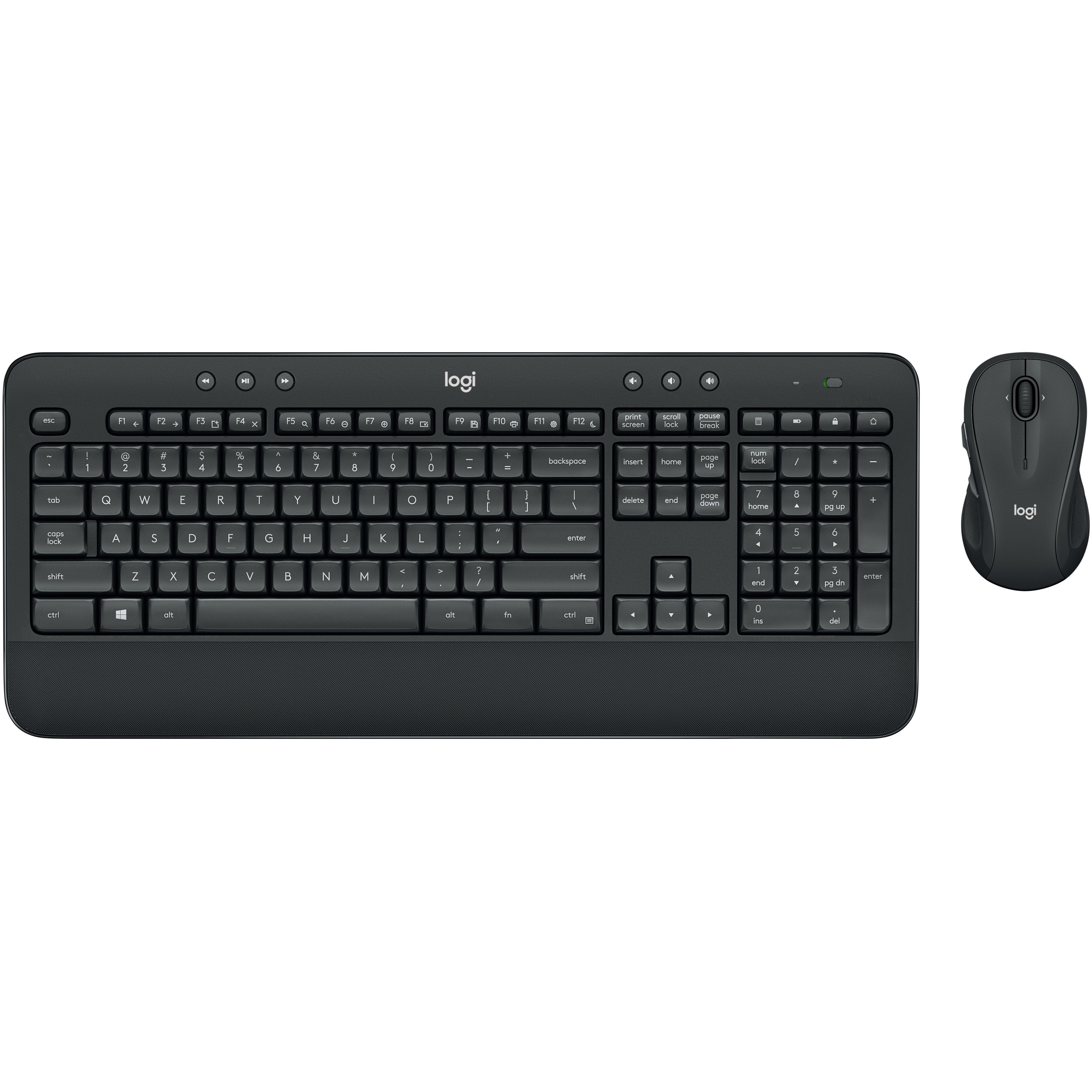 Logitech MK545 ADVANCED Wireless Keyboard and Mouse Combo Tastatur USB QWERTZ Deutsch Schwarz