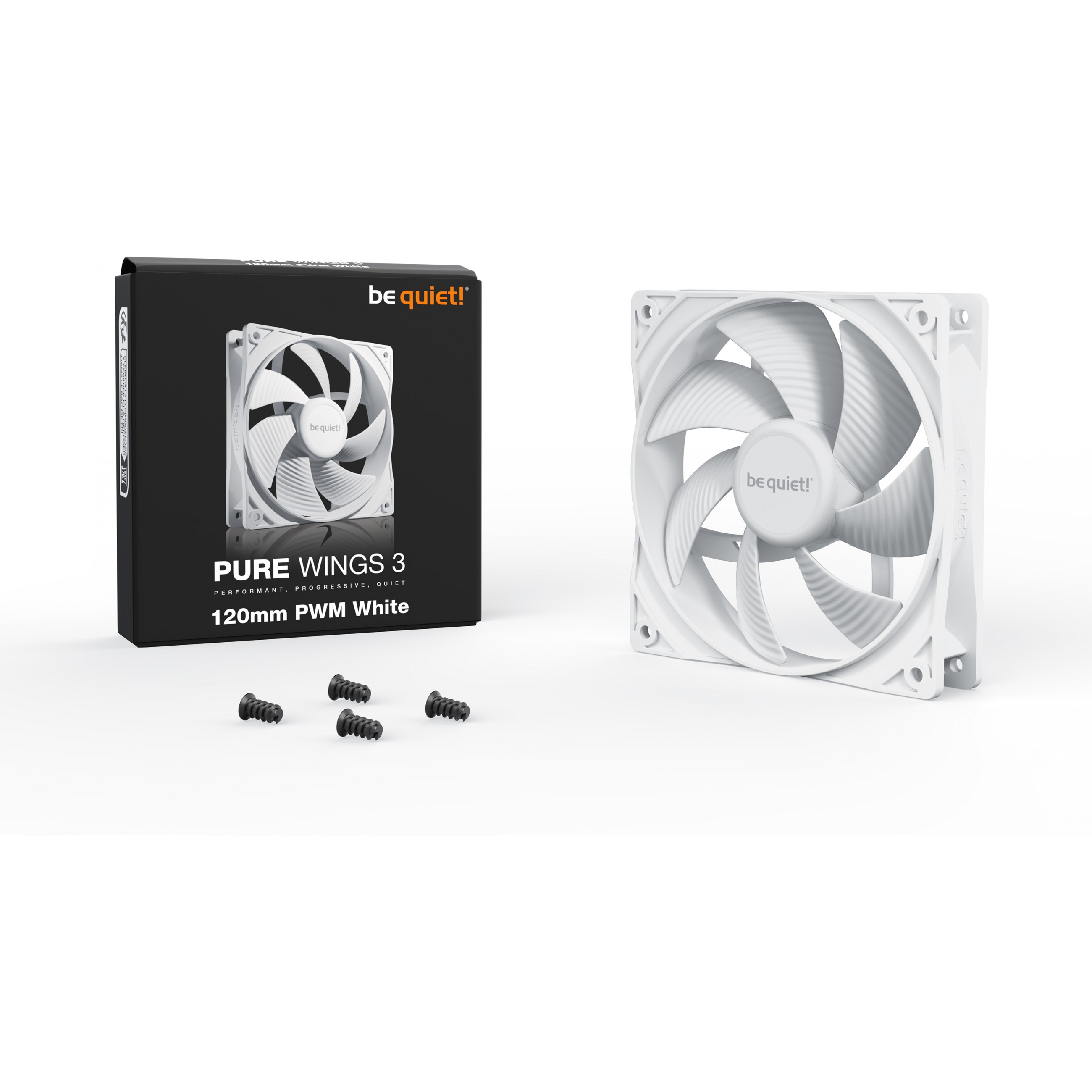 be quiet! Pure Wings 3 120mm PWM White