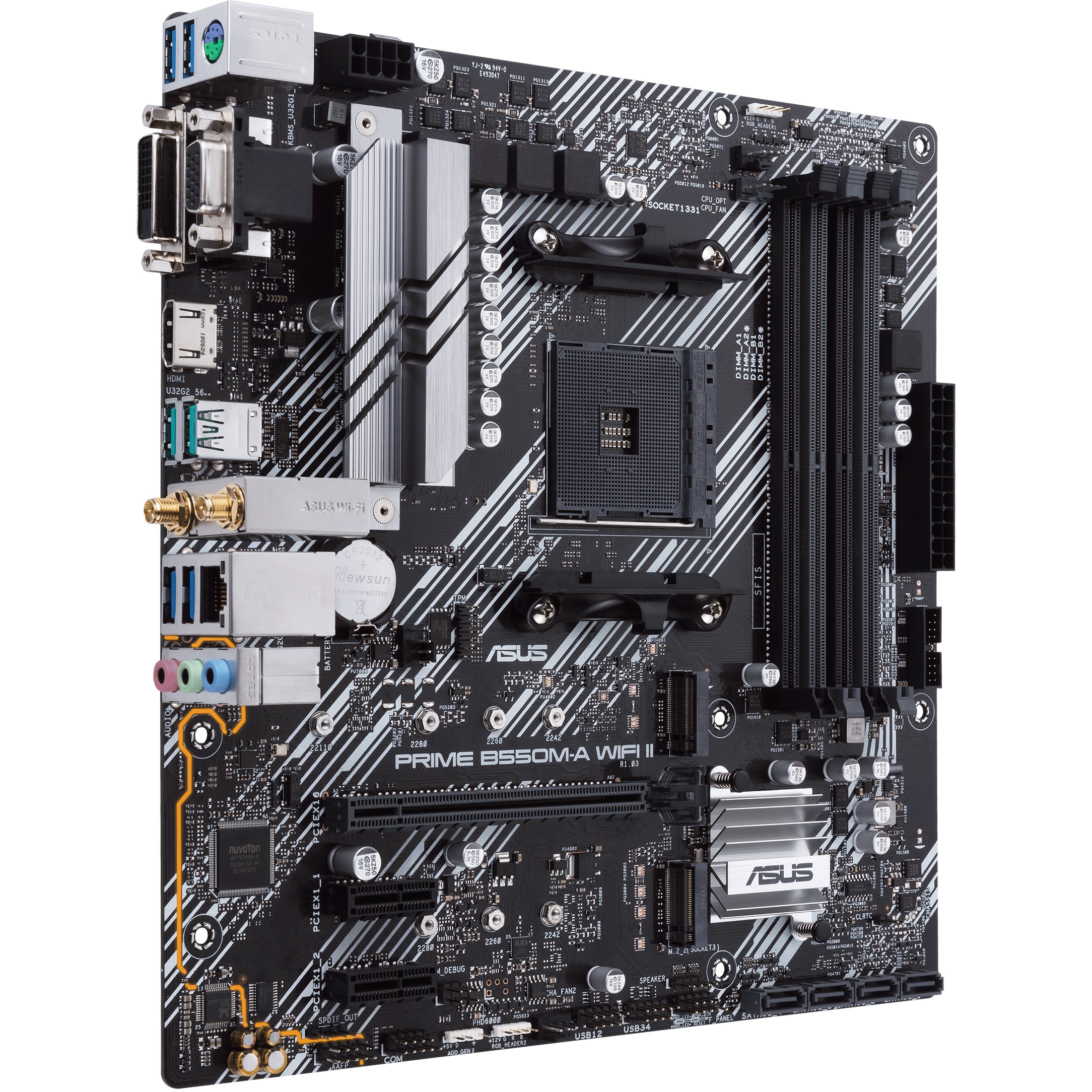 ASUS PRIME B550M-A WIFI II AMD B550 Socket AM4 micro ATX