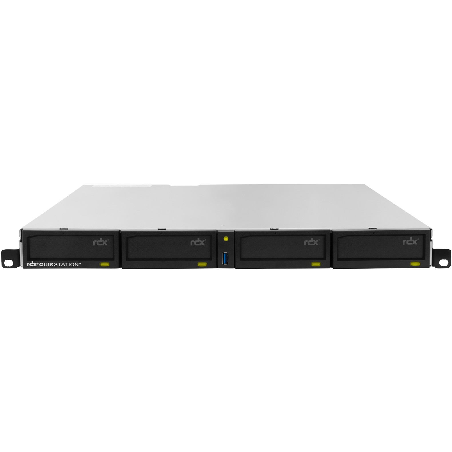 Overland-Tandberg RDX QuikStation 4 RM, 4-Bay, 4x 1Gb Ethernet, Wechselplatten Array, 1U rackmount