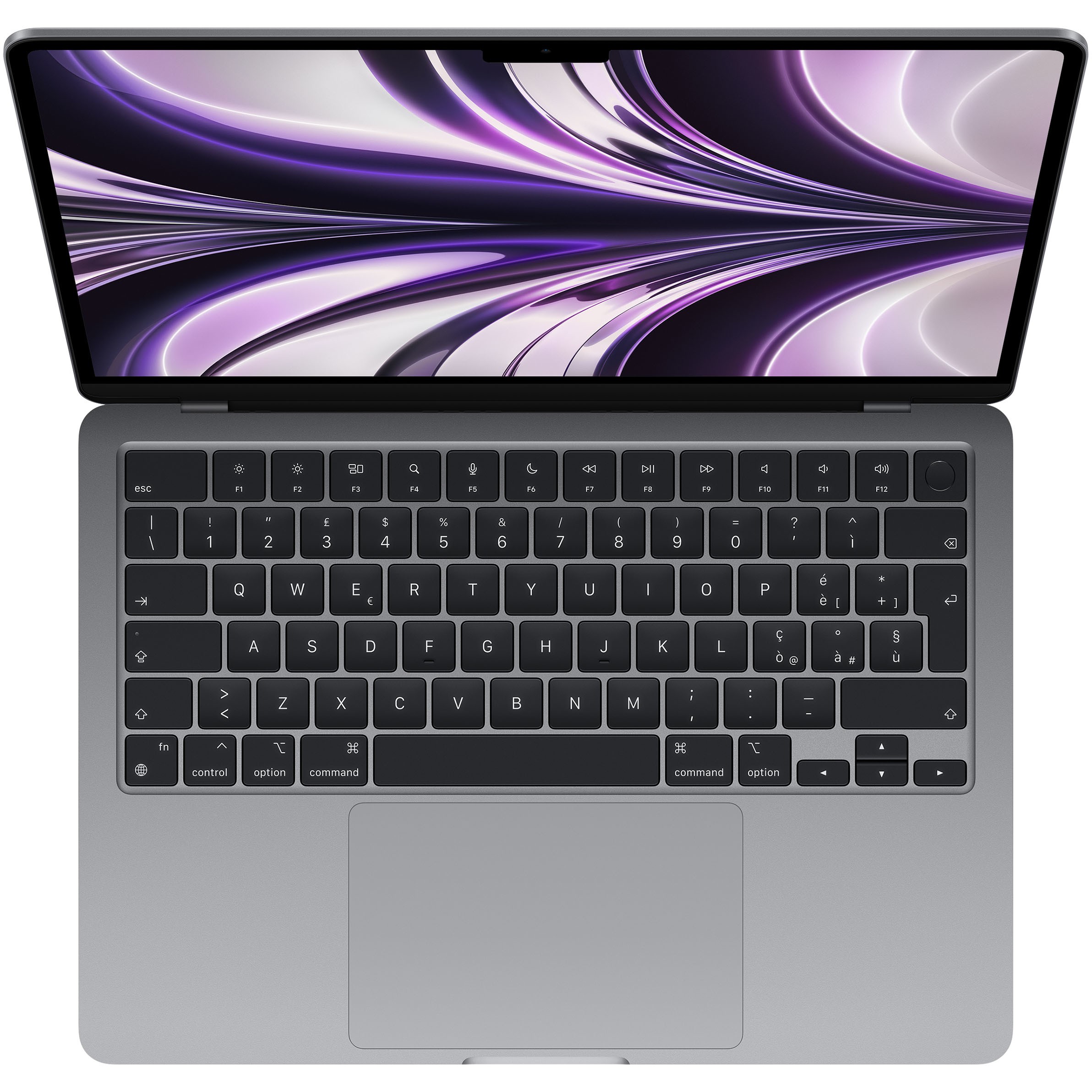 Apple MacBook Air Notebook 34,5 cm (13.6 Zoll) Apple M 8 GB 512 GB SSD Wi-Fi 6 (802.11ax) macOS Monterey Grau