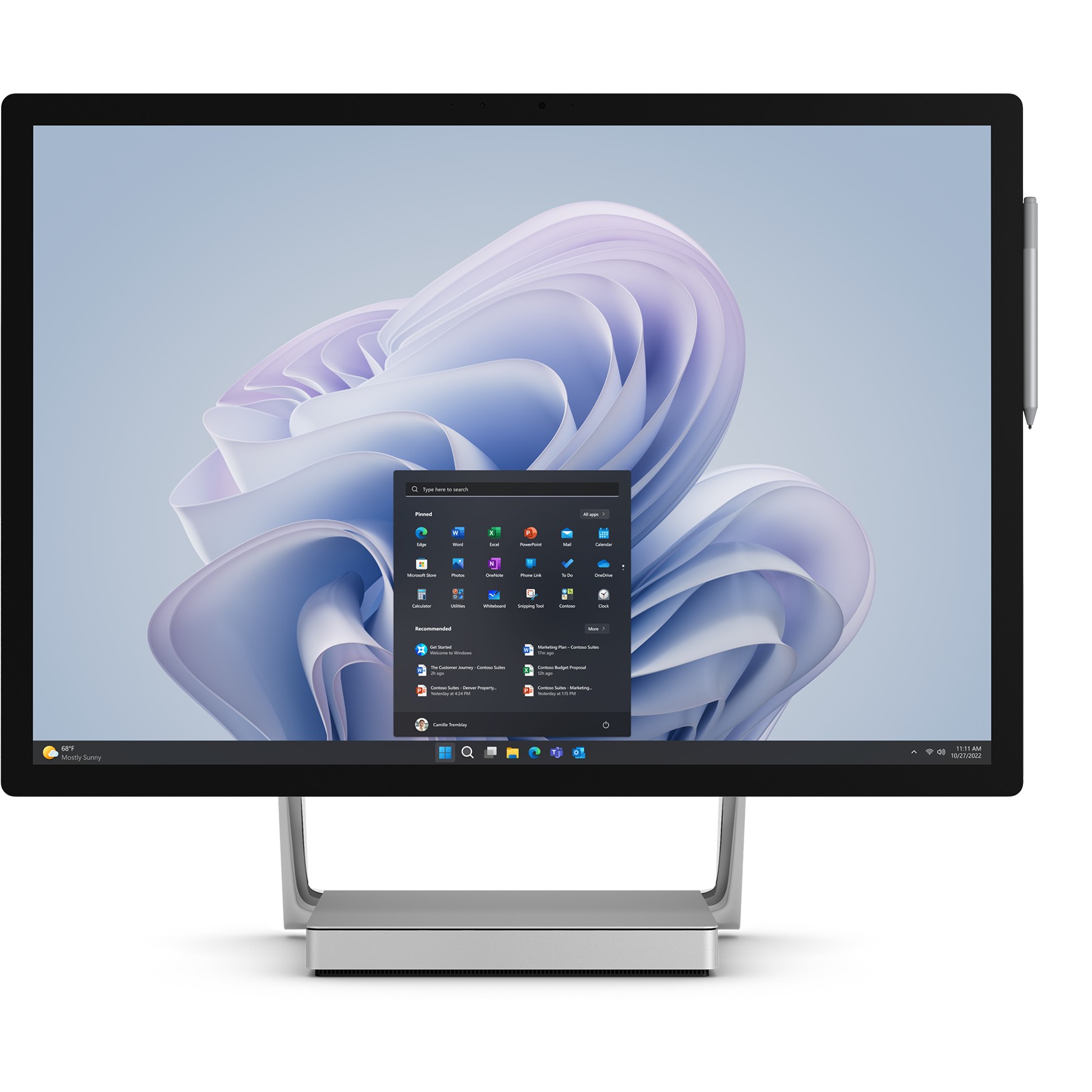 Microsoft Surface Studio 2+ Intel® Core™ i7 71,1 cm (28 Zoll) 4500 x 3000 Pixel Touchscreen 32 GB LPDDR4-SDRAM 1000 GB SSD All-in-One-PC NVIDIA GeForce RTX 3060 Windows 11 Pro Wi-Fi 6 (802.11ax) Grau