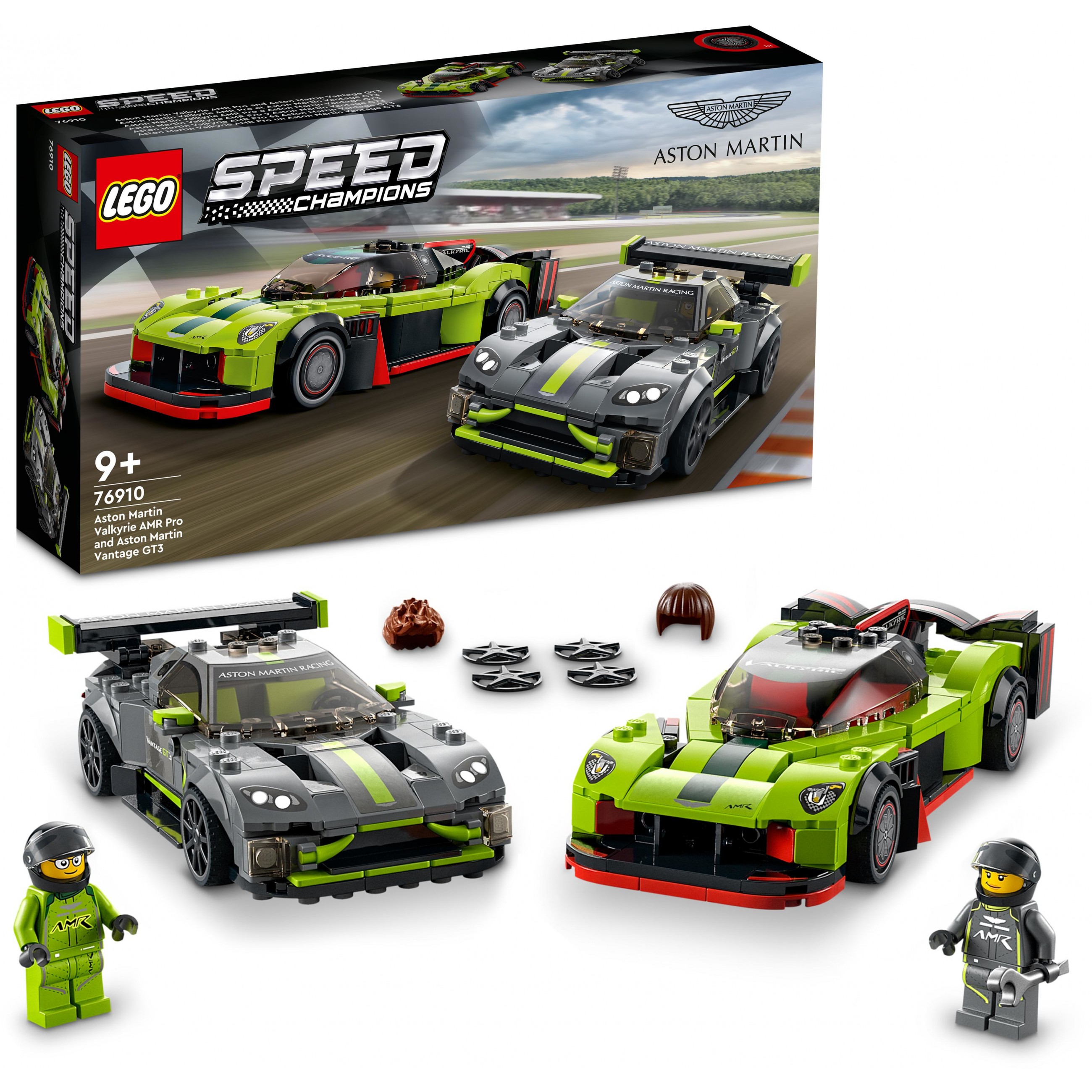 LEGO Speed Champions Aston Martin Valkyrie AMR Pro & Aston Martin Vantage GT3