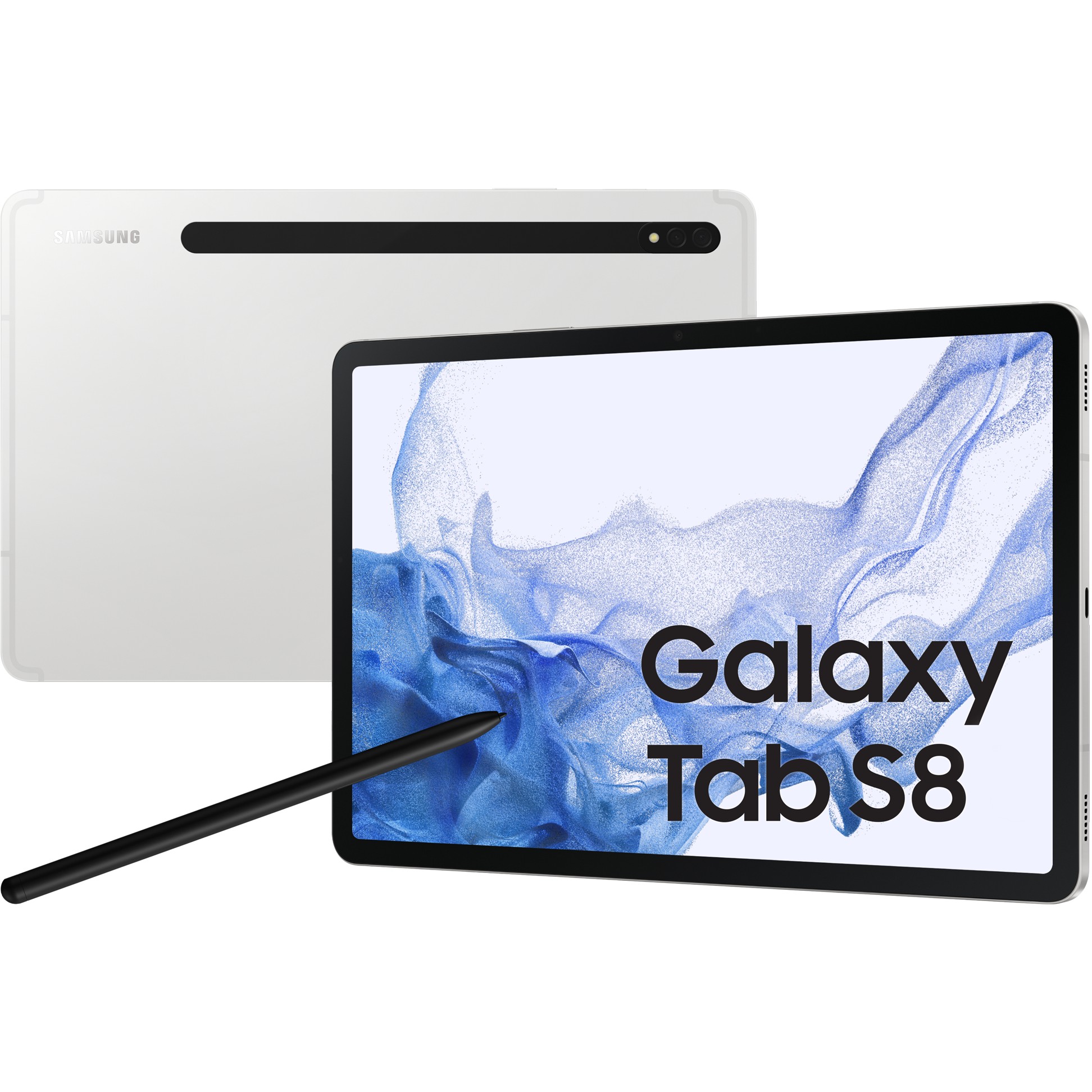 Samsung Galaxy Tab S8 SM-X706 5G LTE 128 GB 27,9 cm (11 Zoll) Qualcomm Snapdragon 8 GB Wi-Fi 6 (802.11ax) Android 12 Silber