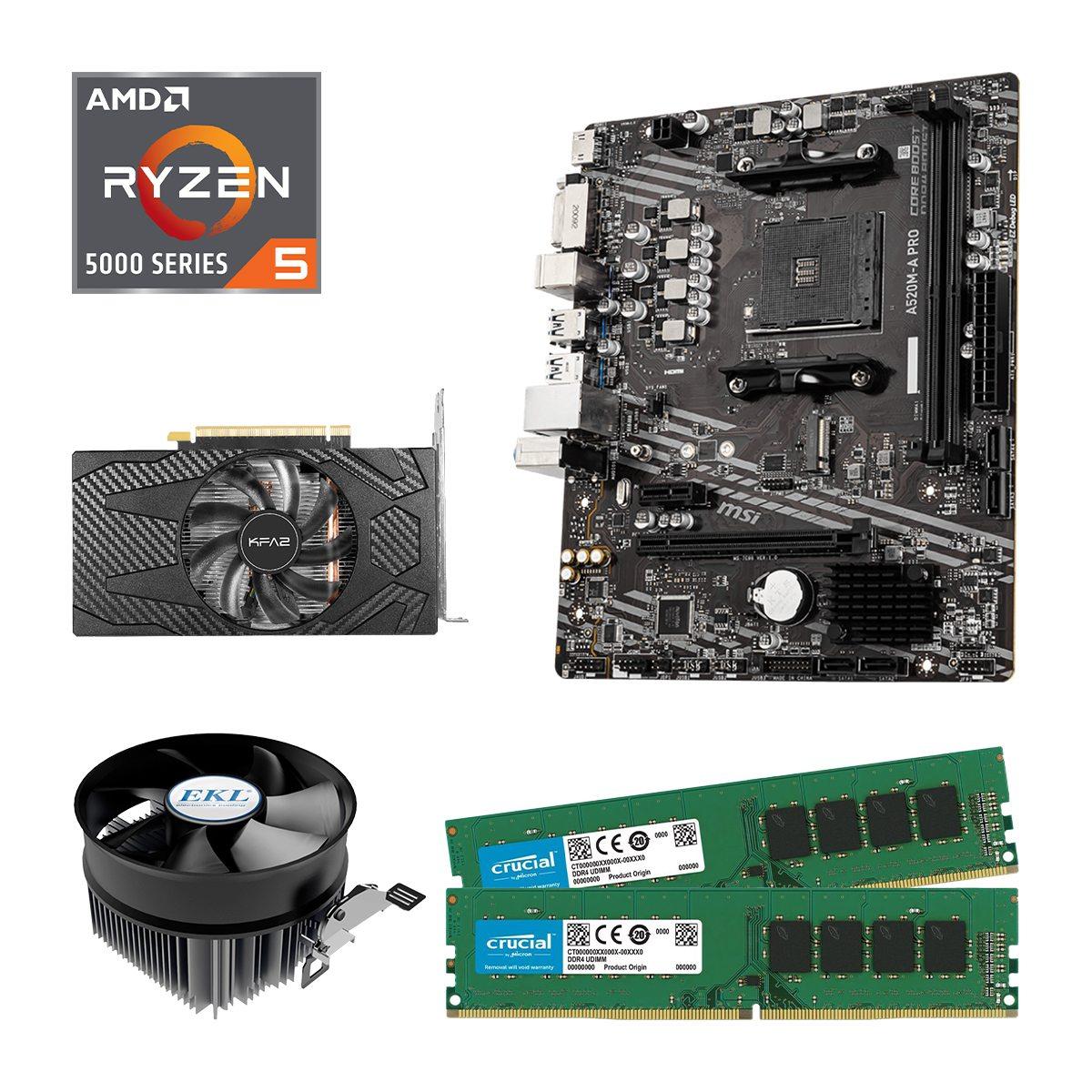 PC Aufrüstkit Advanced AN01 - Ryzen 5 5600 - RTX 3050 - 16 GB RAM
