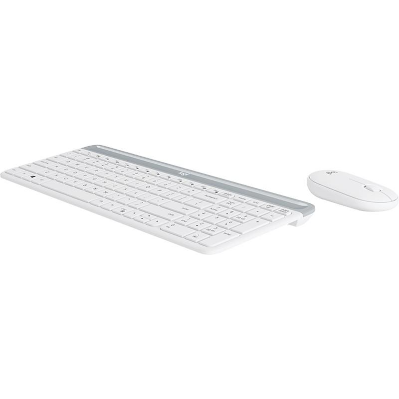 Logitech MK470 Tastatur USB QWERTZ Deutsch Weiß