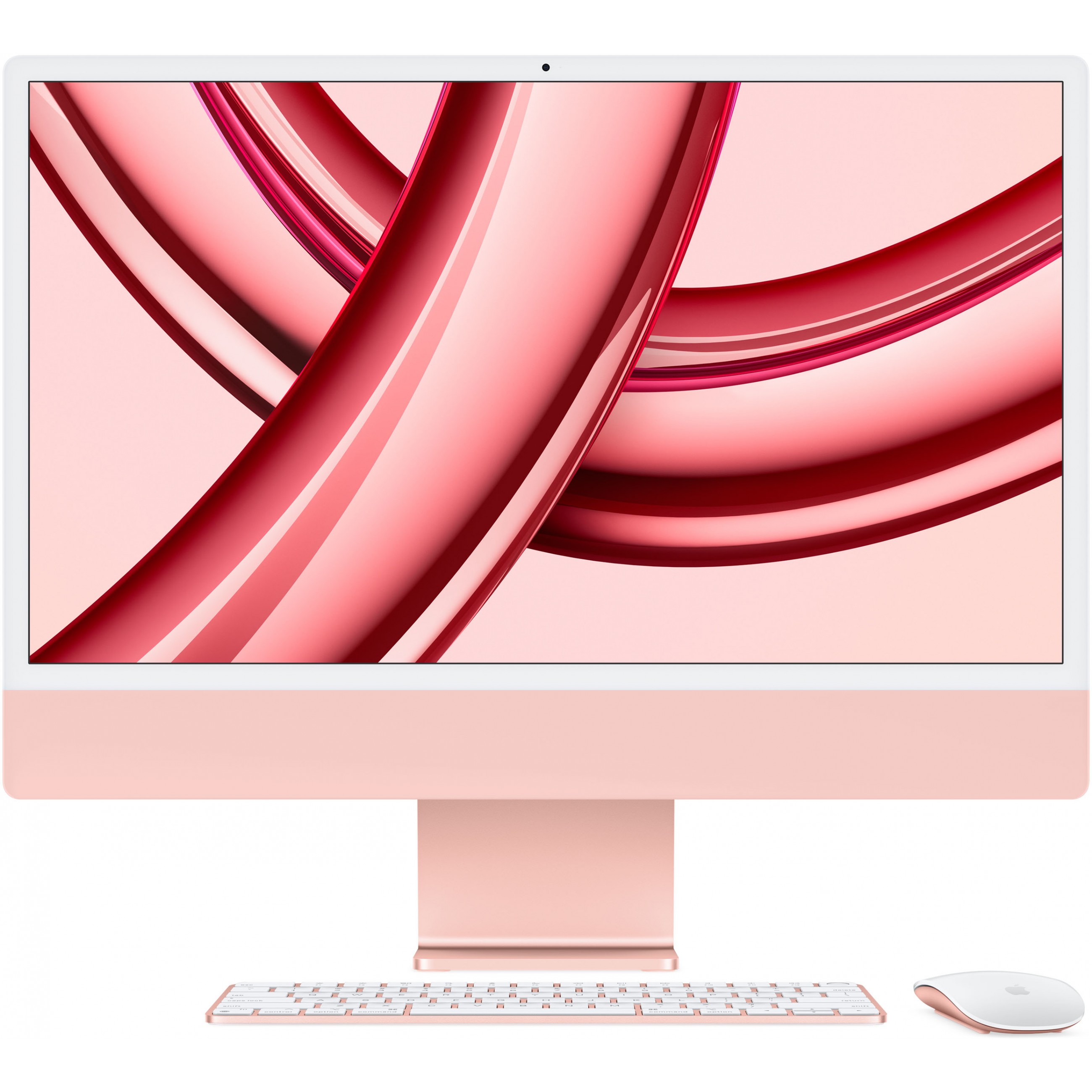 Apple iMac Apple M 59,7 cm (23.5") 4480 x 2520 Pixel 8 GB 512 GB SSD All-in-One-PC macOS Sonoma Wi-Fi 6E (802.11ax) Pink