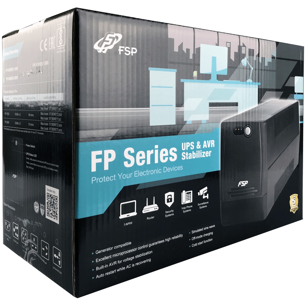FSP FP 1500 uninterruptible power supply (UPS)