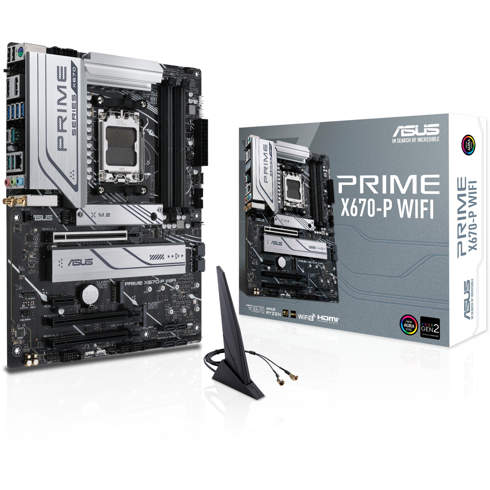 ASUS PRIME X670-P WIFI AMD X670 Buchse AM5 ATX