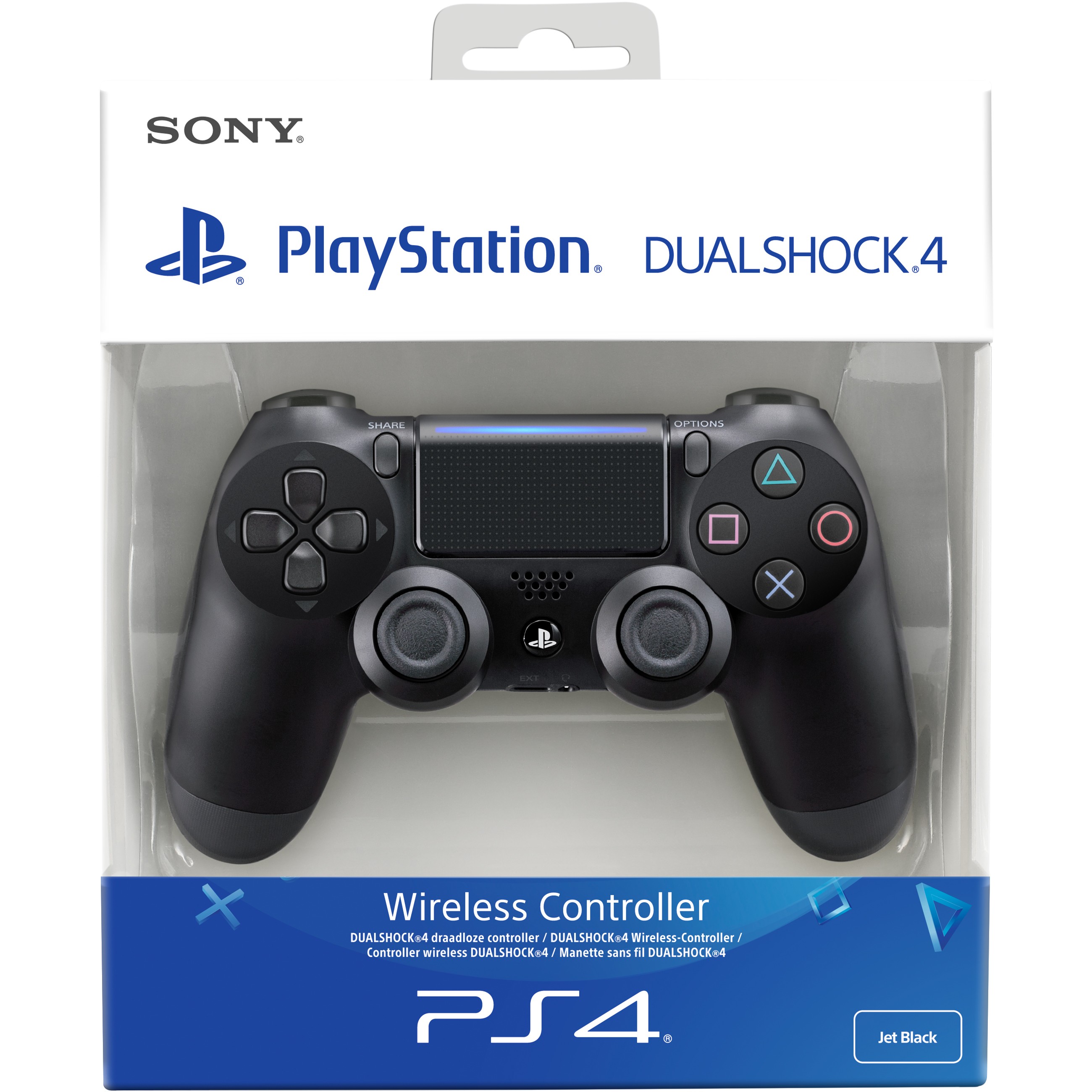 Sony DualShock 4 V2 Schwarz Bluetooth/USB Gamepad Analog / Digital PlayStation 4
