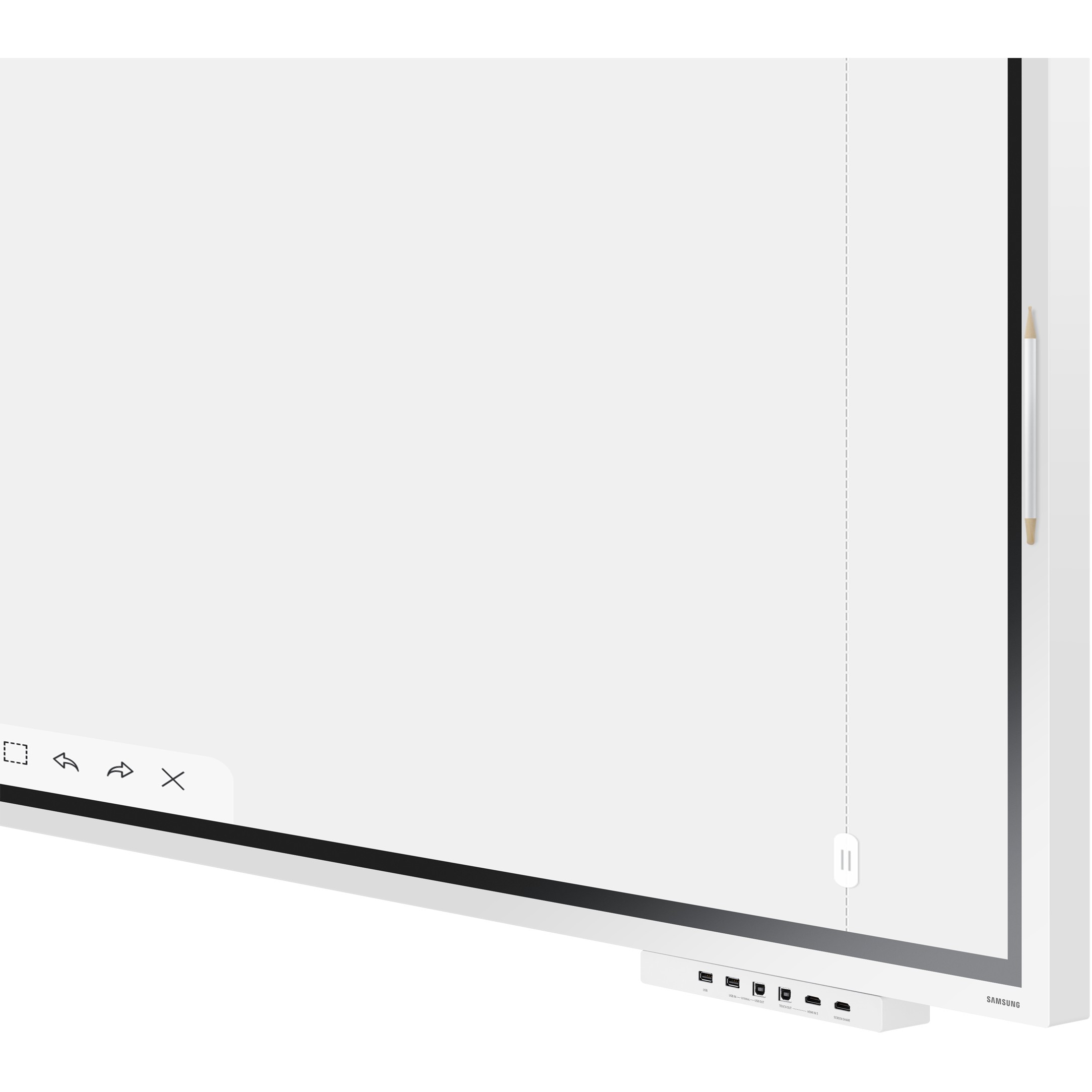 Samsung WM65R Digital Beschilderung Flachbildschirm 165,1 cm (65 Zoll) LED 4K Ultra HD Weiß Touchscreen