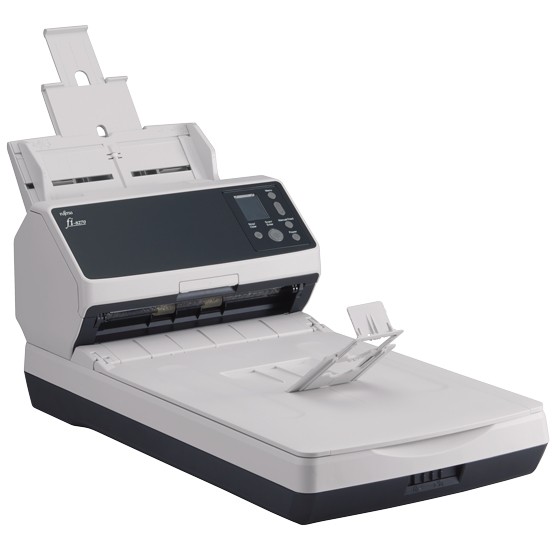 Fujitsu fi-8270 ADF + Scanner mit manueller Zuführung 600 x 600 DPI A4 Schwarz, Grau