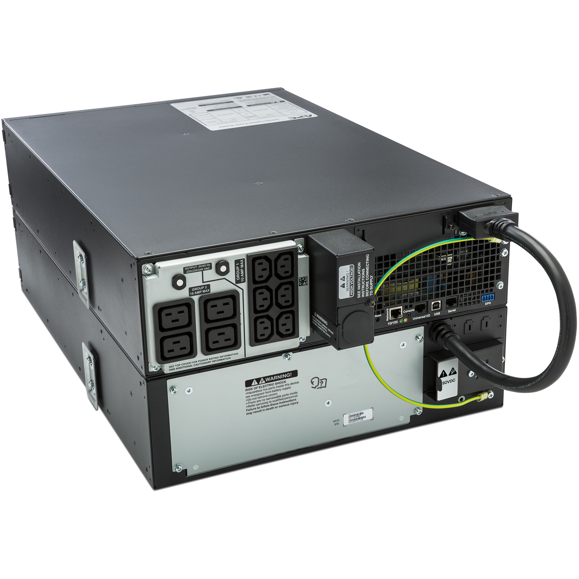APC Smart-UPS On-Line Doppelwandler (Online) 5 kVA 4500 W 10 AC-Ausgänge