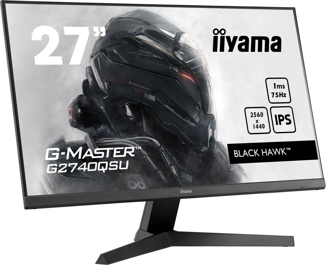 Gaming Monitor iiyama G-Master G2740QSU-B1 Black Hawk