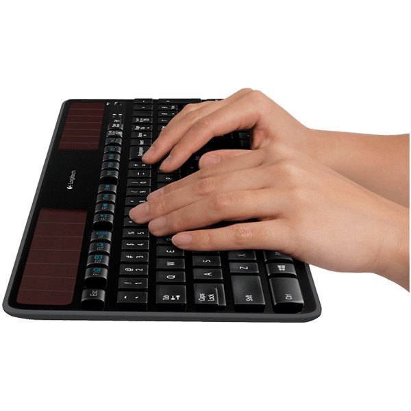 Logitech Wireless Solar Keyboard K750 Tastatur RF Wireless QWERTZ Deutsch Schwarz