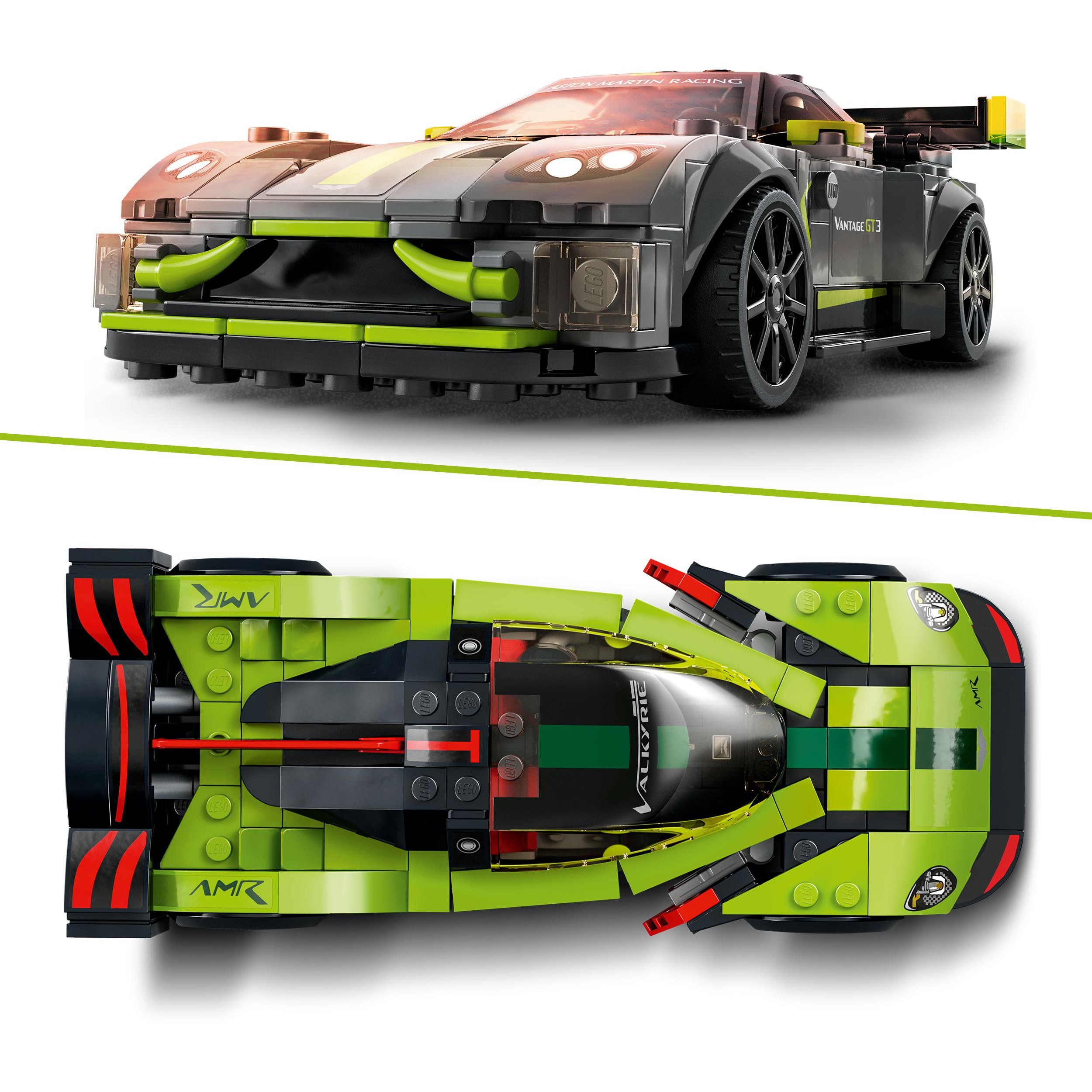 LEGO Speed Champions Aston Martin Valkyrie AMR Pro & Aston Martin Vantage GT3