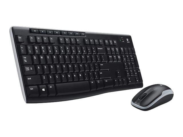 Office Tastatur-Maus-Set Logitech Wireless Desktop MK270