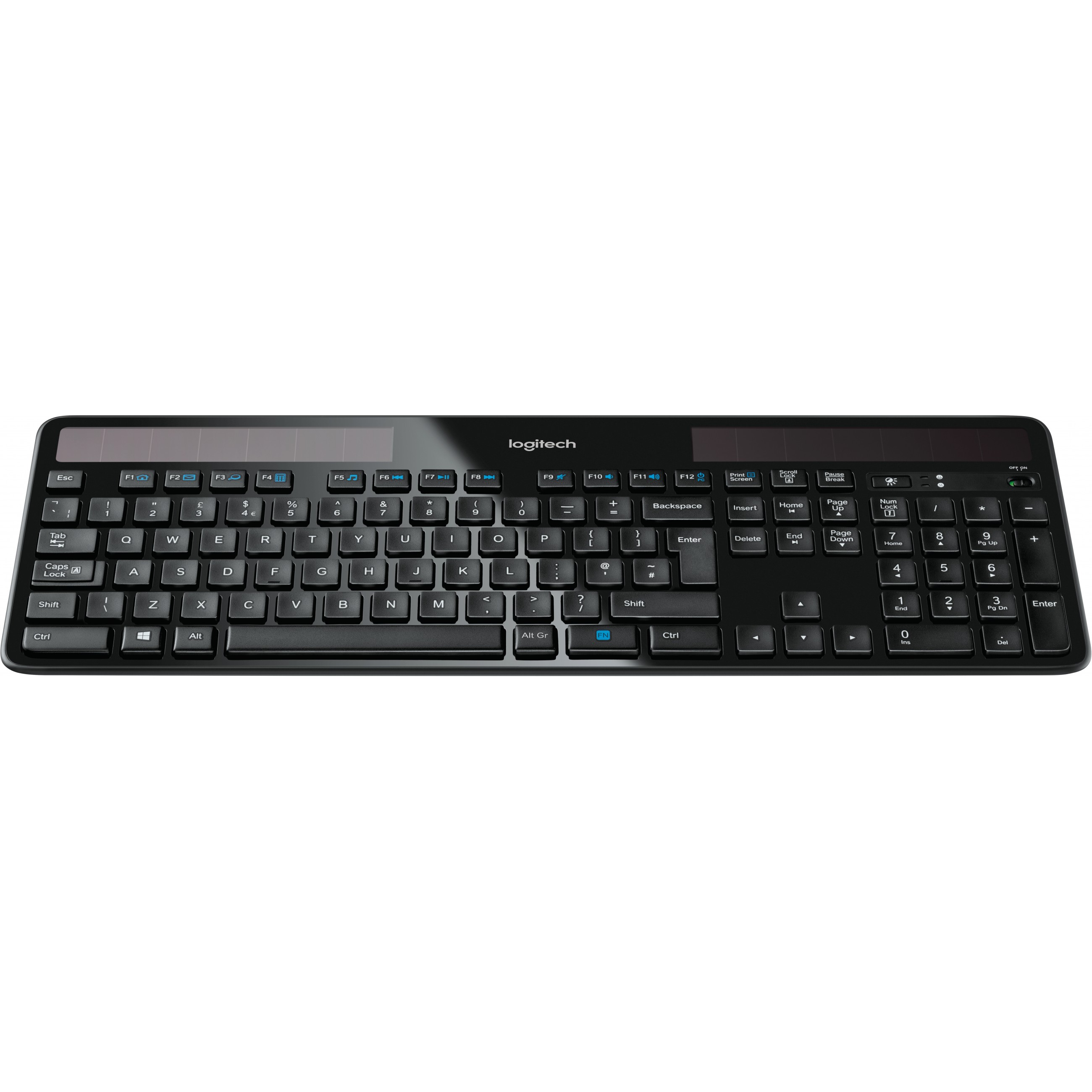 Logitech Wireless Solar Keyboard K750 Tastatur RF Wireless QWERTZ Deutsch Schwarz