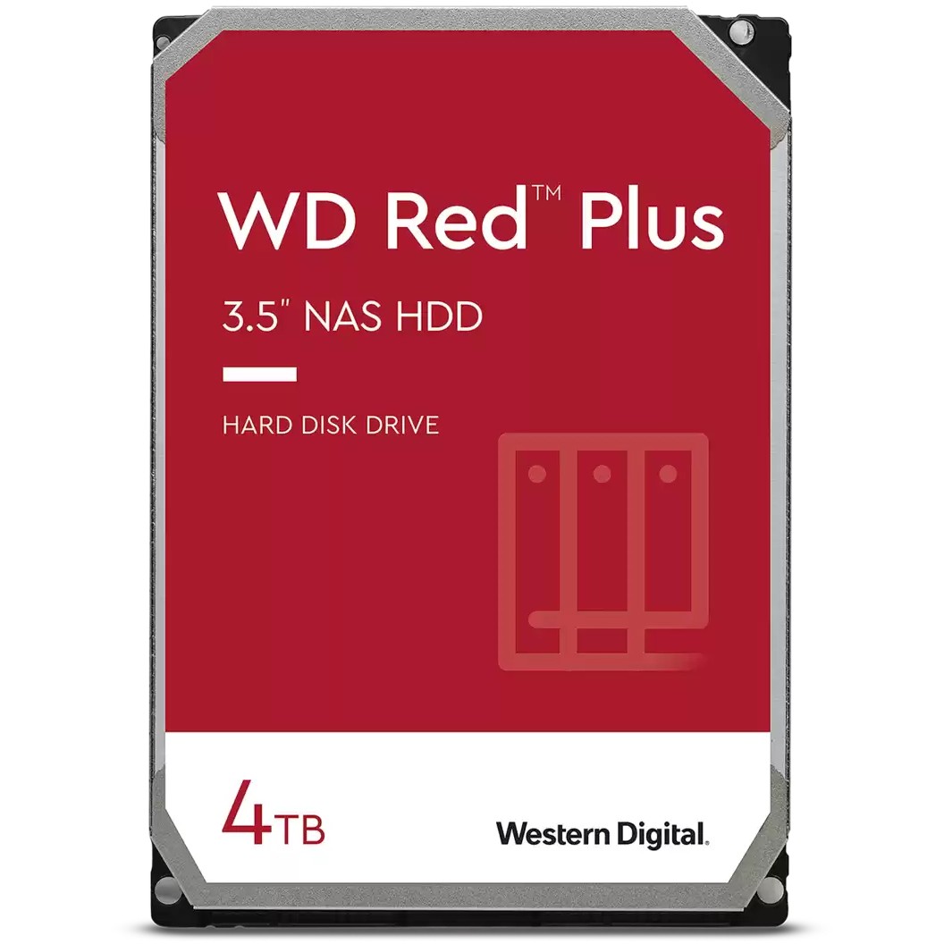 Western Digital Red Plus WD40EFPX Interne Festplatte 3.5 Zoll 4000 GB Serial ATA III