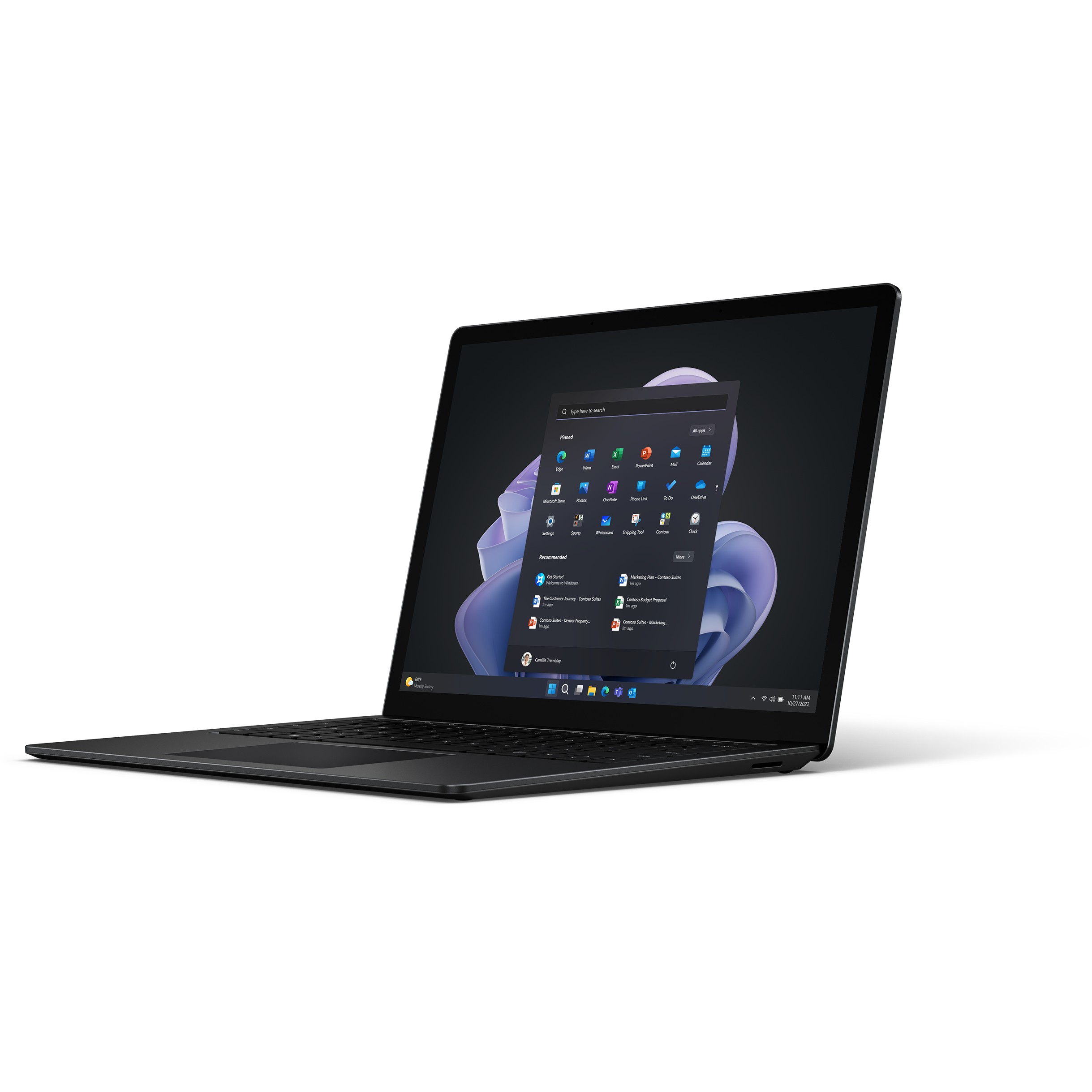 Microsoft Surface Laptop 5 i5-1245U Notebook 34,3 cm (13.5 Zoll) Touchscreen Intel® Core™ i5 8 GB LPDDR5x-SDRAM 512 GB SSD Wi-Fi 6 (802.11ax) Windows 11 Pro Schwarz