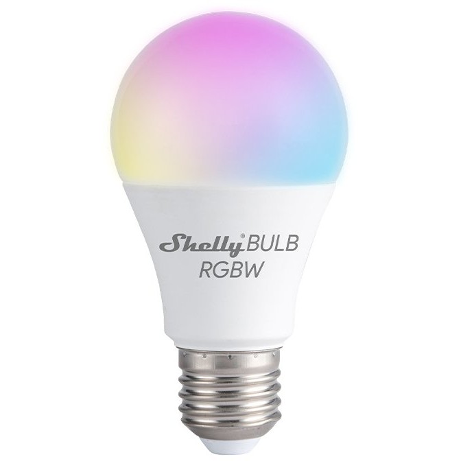 Shelly DUO RGBW LED-Lampe 9 W E27 F