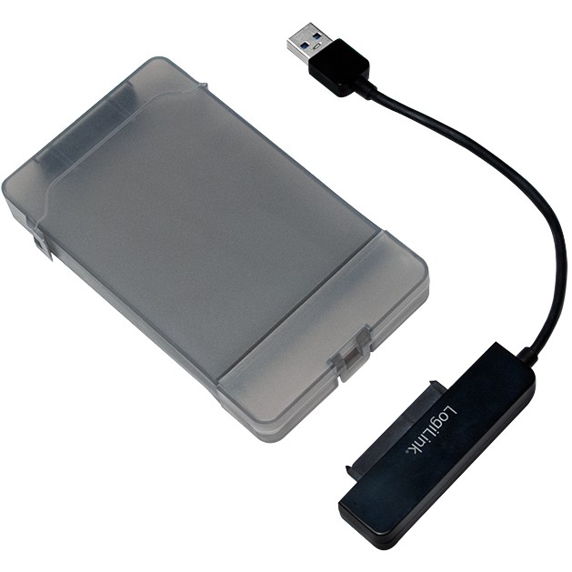 LogiLink AU0037 Speicherlaufwerksgehäuse HDD / SSD-Gehäuse Grau 2.5 Zoll