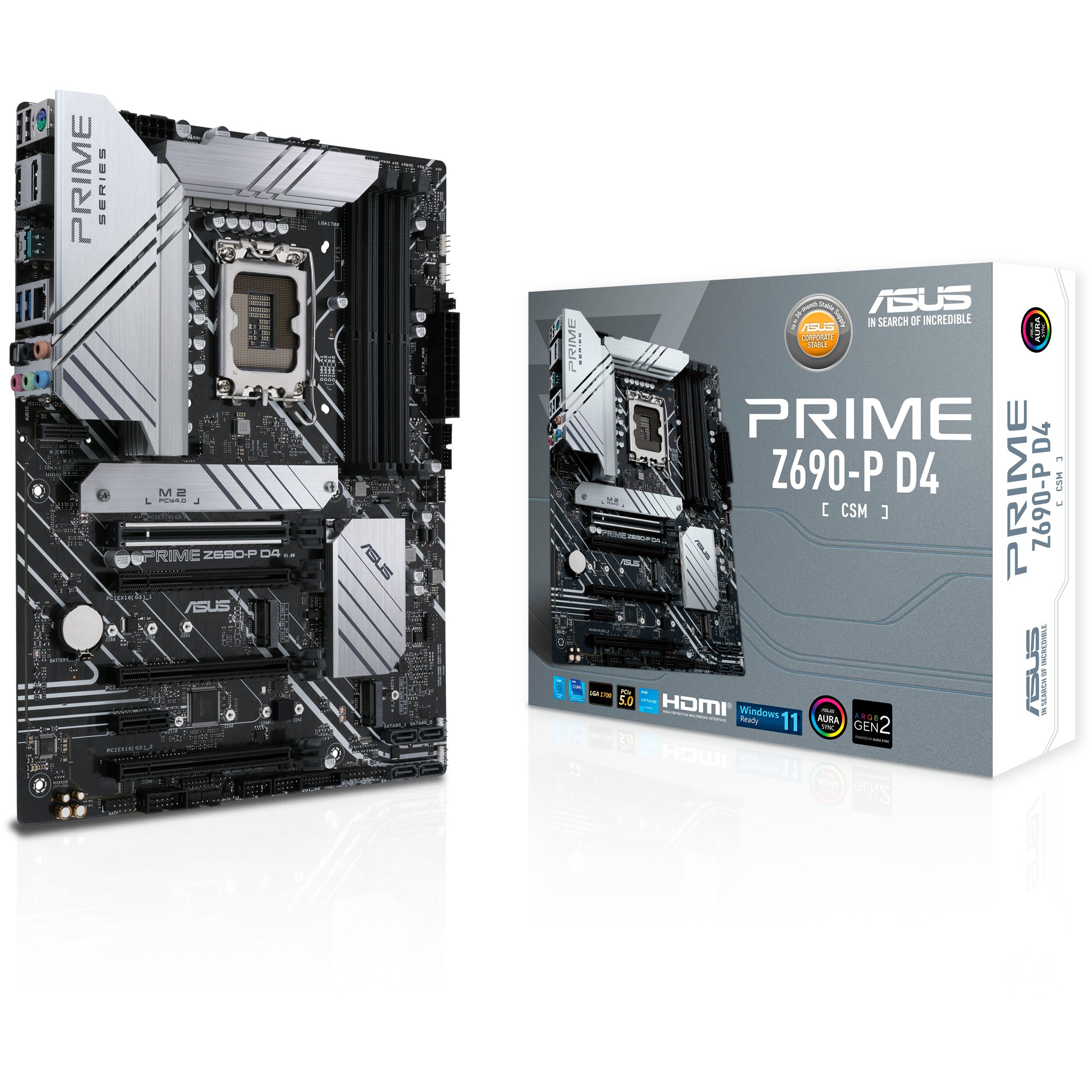 ASUS PRIME Z690-P D4-CSM Intel Z690 LGA 1700 ATX