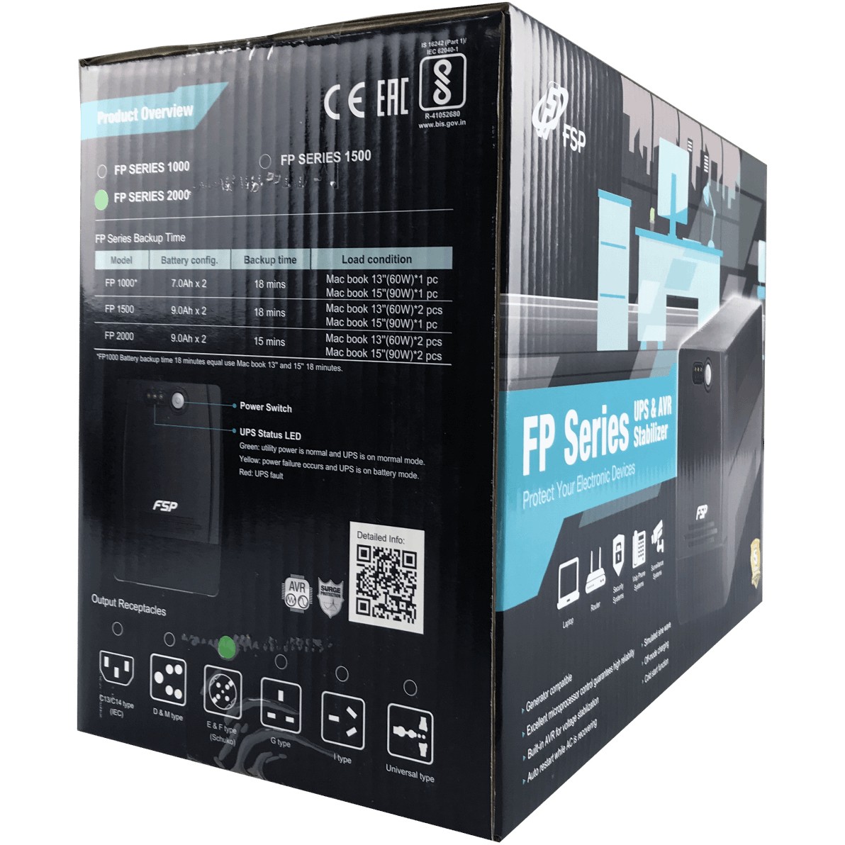 FSP FP 1500 uninterruptible power supply (UPS)