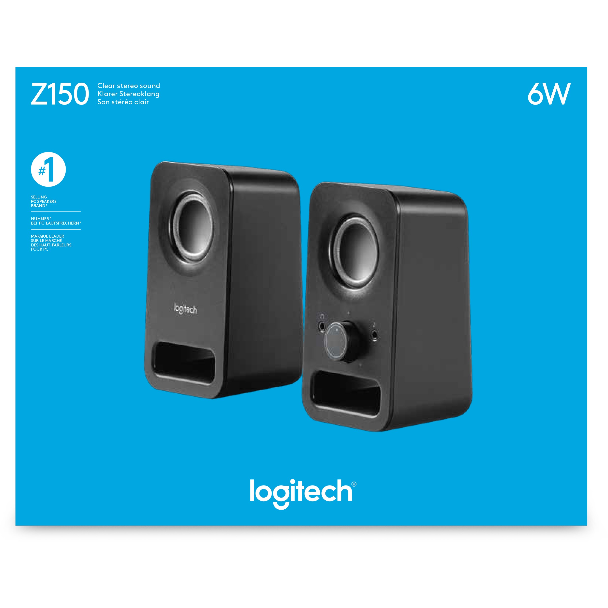Logitech Z150 Multimedia Speakers Schwarz Kabelgebunden 6 W